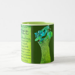 Taza Bicolor Consejo de un árbol