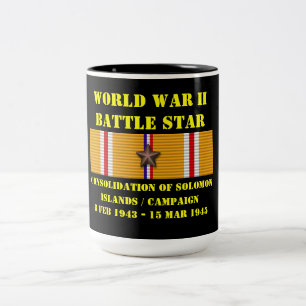 Taza Bicolor Consolidación de la Campaña de las Islas Salomón