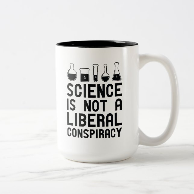 Taza Bicolor Conspiración liberal (Derecha)
