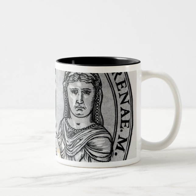 Taza Bicolor Constantina VI y su madre Irene (Derecha)