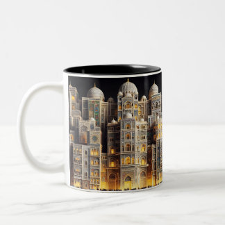 Taza Bicolor Construcción artística