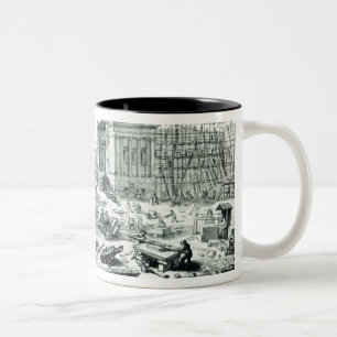 Taza Bicolor Construcción de la nueva galería de British Muse