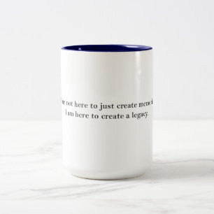 Taza Bicolor Construcción de una herencia