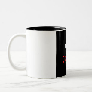 Taza Bicolor Construido Por Disciplina Gimnasio de Levantamient