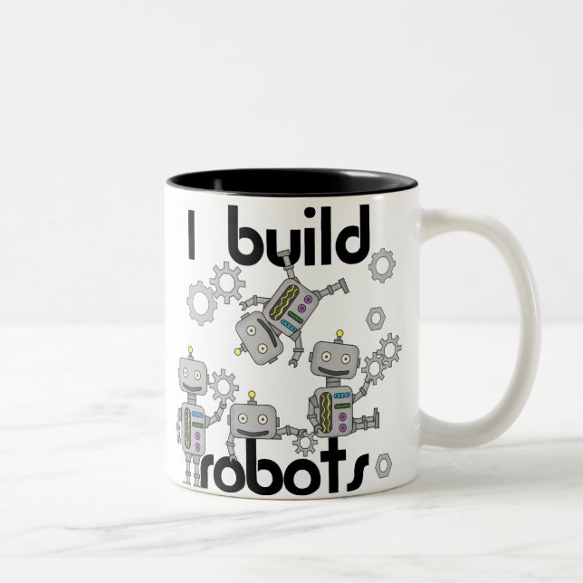 Taza Bicolor Construyo los robots (Derecha)