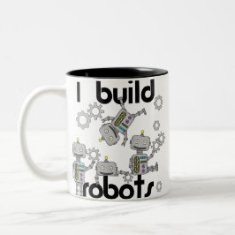 Taza Bicolor Construyo los robots