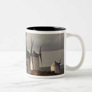 Taza Bicolor Consuegra, molinos de viento antiguos de La Mancha