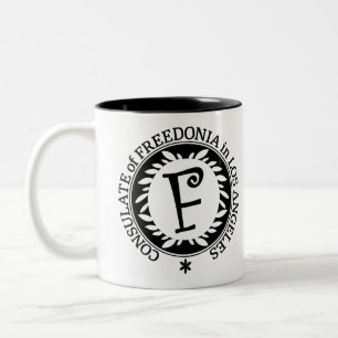 Taza Bicolor Consulado de Freedonia mug