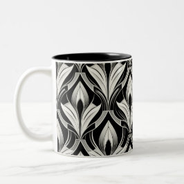 Taza Bicolor Contraste blanco y negro