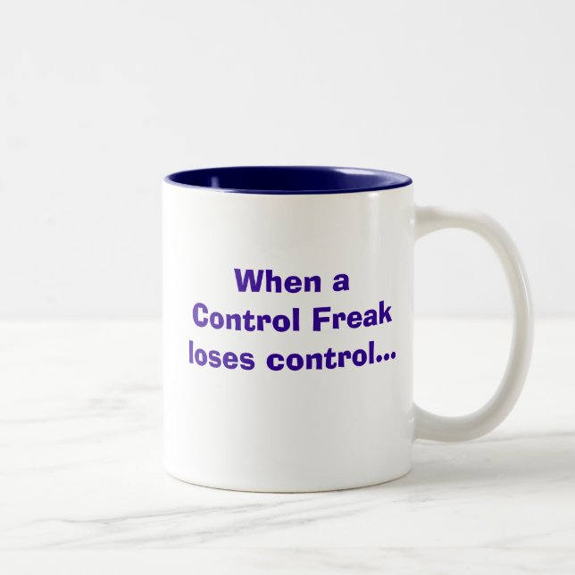 Taza Bicolor Control. ¡Monstruo! (Derecha)