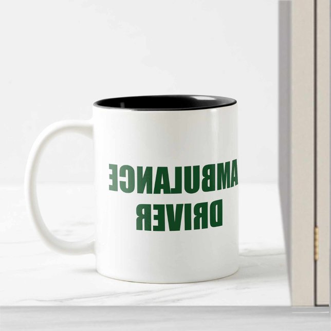 Taza Bicolor Controlador de ambulancia (Subido por el creador)