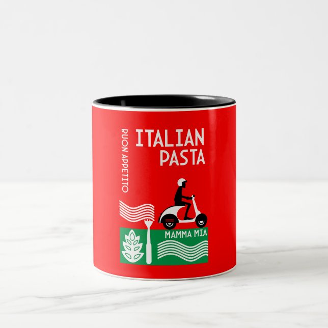 Taza Bicolor Cook italiano (Centro)