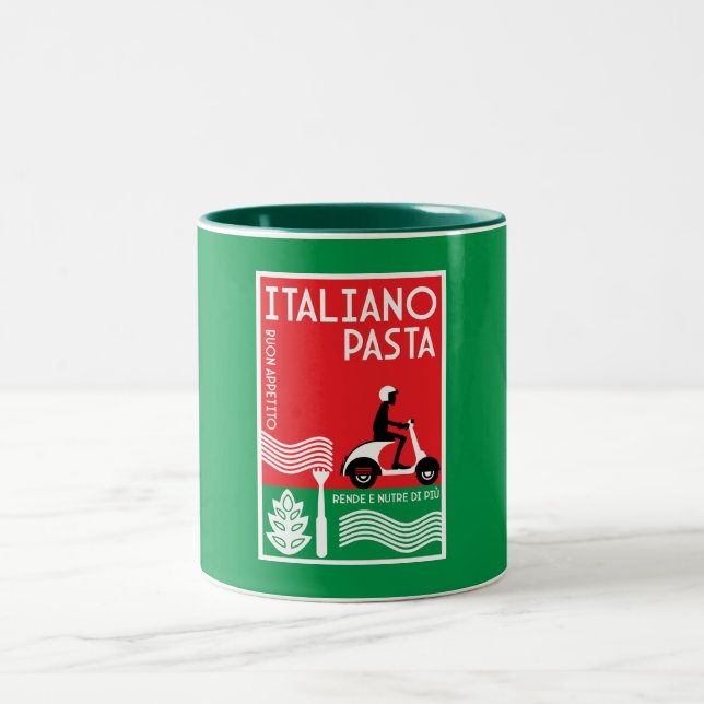 Taza Bicolor Cook italiano (Centro)