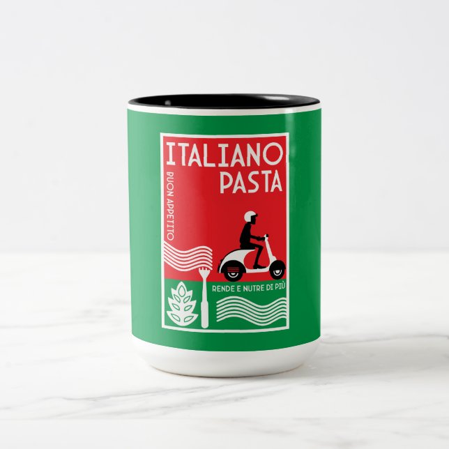Taza Bicolor Cook italiano (Centro)