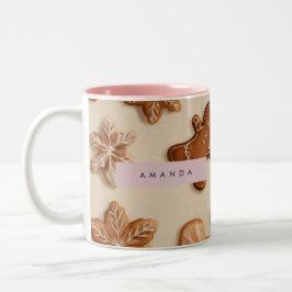 Taza Bicolor Cookie personalizada de pan de pan dulce