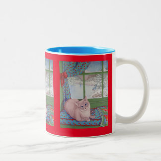 Taza Bicolor Cookie's Cosy Window mug
