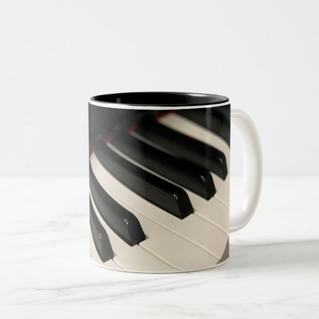 Taza Bicolor Cool Piano Design (Anverso derecho)