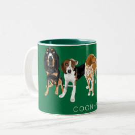 Taza Bicolor Coonhound Dad Green