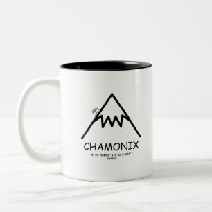 Taza Bicolor Coordenadas Chamonix