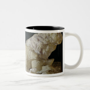 Taza Bicolor Copia de la escultura de bisontes, Le
