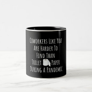 Taza Bicolor Copia de trabajadores como tú es más difícil de en