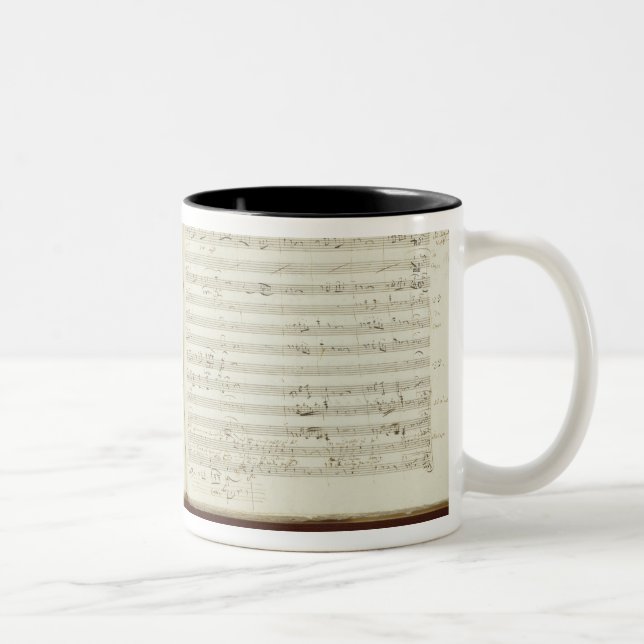 Taza Bicolor Copia manuscrita 'del Flute mágico (Derecha)