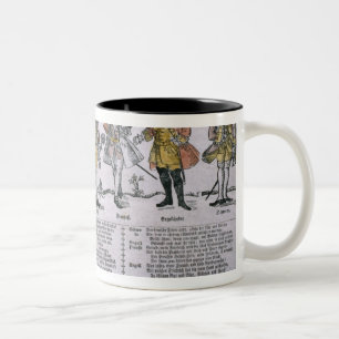 Taza Bicolor Copia y discusión de las naciones