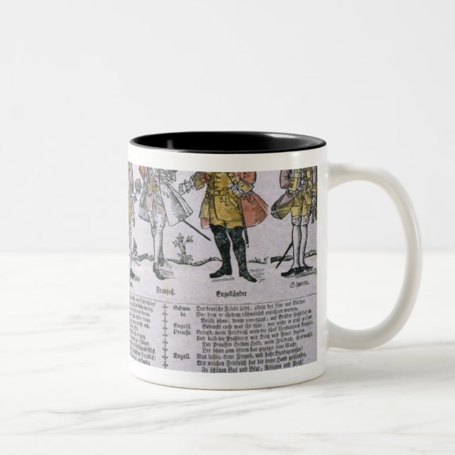Taza Bicolor Copia y discusión de las naciones (Derecha)