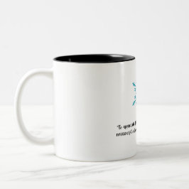 Taza Bicolor copo de nieve