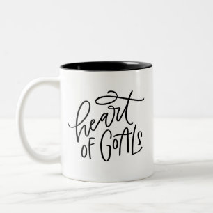 Taza Bicolor Corazón de objetivos manipulados