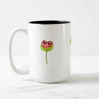 Taza Bicolor corazón de peek a boo