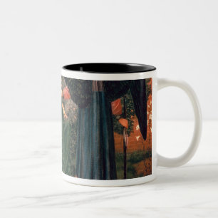 Taza Bicolor Corazón del color de rosa