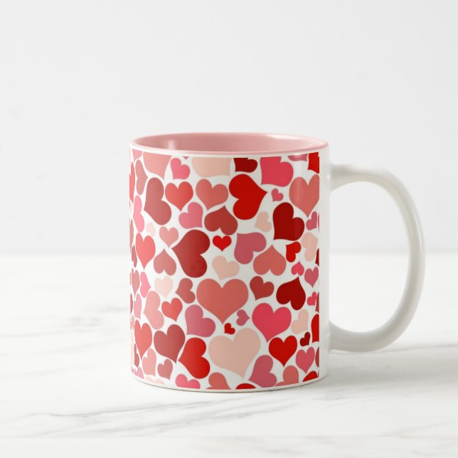 Taza Bicolor Corazones (Derecha)