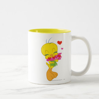Taza Bicolor Corazones de TWEETY™
