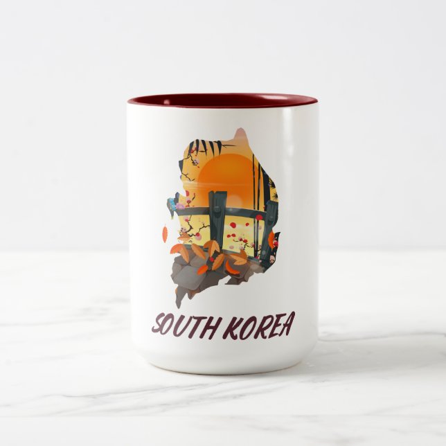 Taza Bicolor Corea del Sur (Centro)