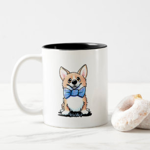 Taza Bicolor Corgi Cutie Café de dos tonos Mug