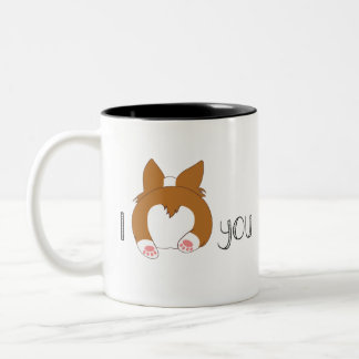 Taza Bicolor Corgi pero te amo
