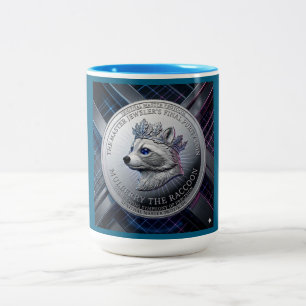 Taza Bicolor Coronada de Plata