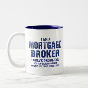 Taza Bicolor Corredor Hipotecario Resuelvo Problemas