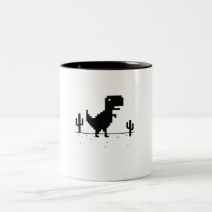 Taza Bicolor Corredor T-Rex