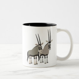 Taza Bicolor Corto par de Personalizados Oryxes Mug