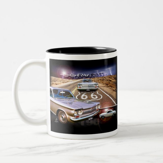 Taza Bicolor Corvair Lover (Izquierda)