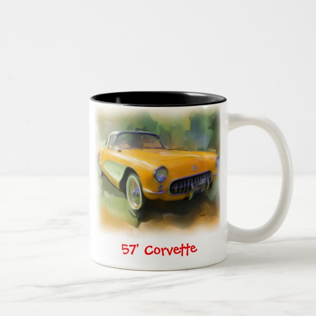 Taza Bicolor Corvette 1957 (Derecha)