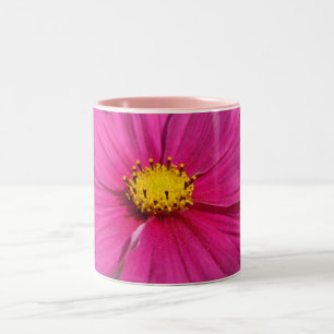 Taza Bicolor Cosmo centrado rosa brillante
