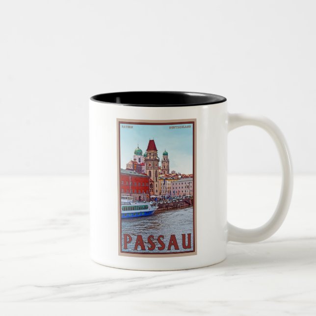 Taza Bicolor Costa de Passau - de Donau (Derecha)