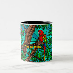 Taza Bicolor Costa Rica - Loro salvaje