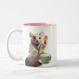 Taza Bicolor Cosy Coffee Mouse mug