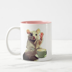 Taza Bicolor Cosy Coffee Mouse mug