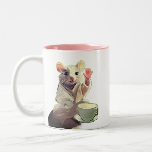 Taza Bicolor Cosy Coffee Mouse mug (Izquierda)