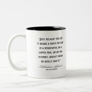 Taza Bicolor Cotización de Lincoln